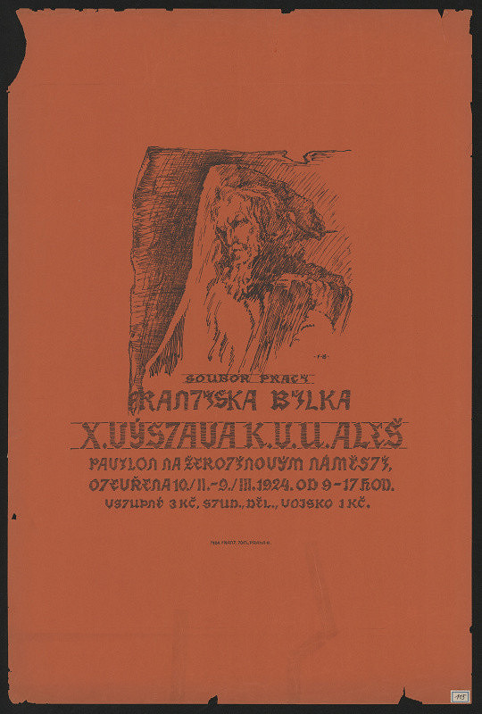 neznámý – Výstava Fr. Bílka, KVU Aleš Brno 