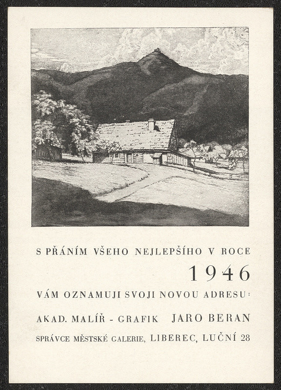 neznámý – p.f. 1946 akad. malíř Jar. Beran 