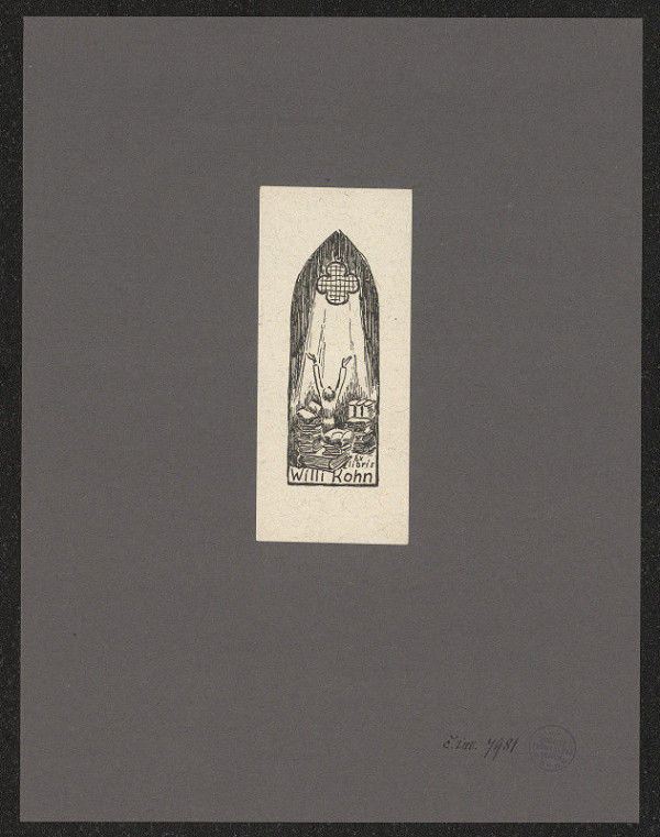 Otto Kargel – Ex libris Willi Kohn 