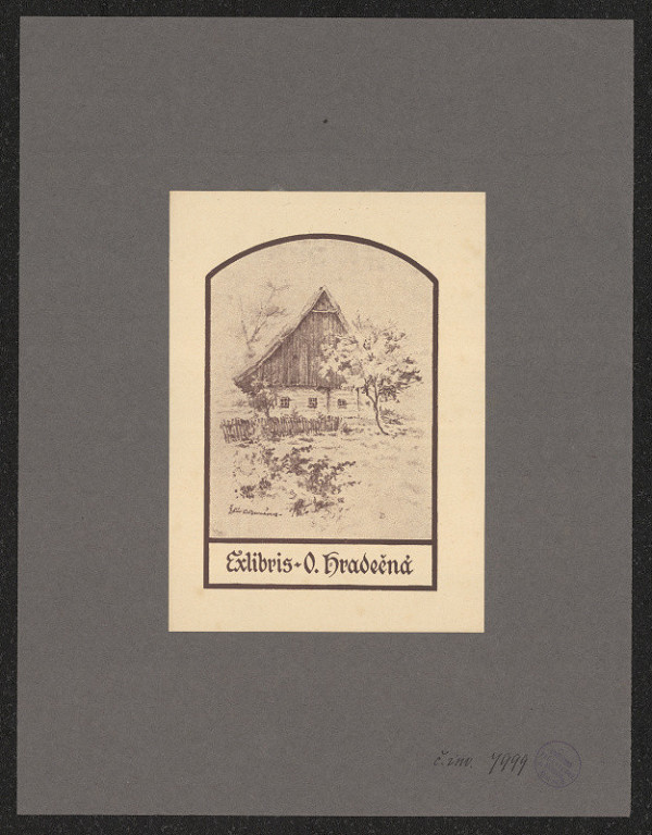 Karel Beneš/1881 – O. Hradečná 