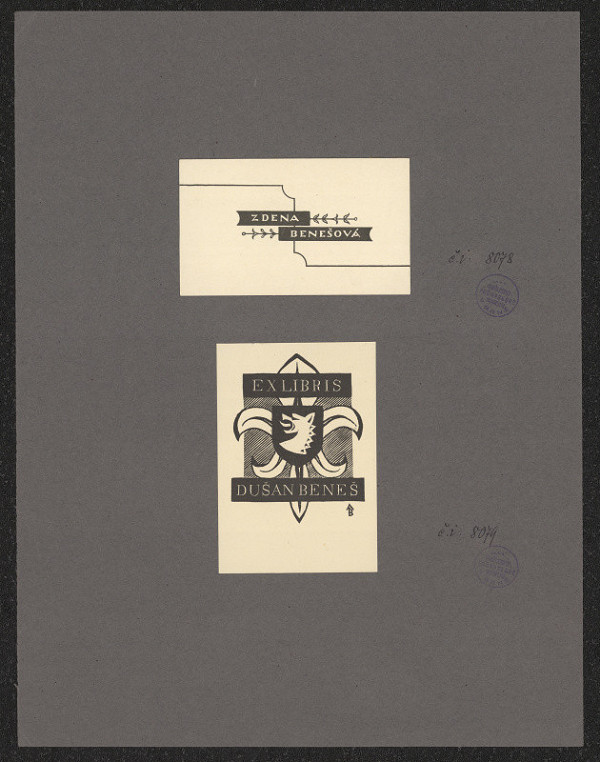 Rudolf (Ruda) Kubíček – Zd. Benešová 