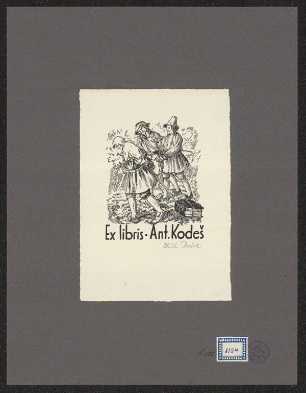 Vláďa Bořek (vl. jm. Antonín Kodeš) – Ant. Kodeš 