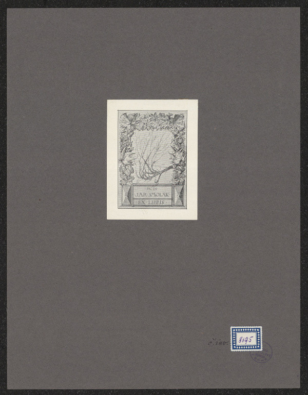 neznámý – PhDr. Jar. Smolák 