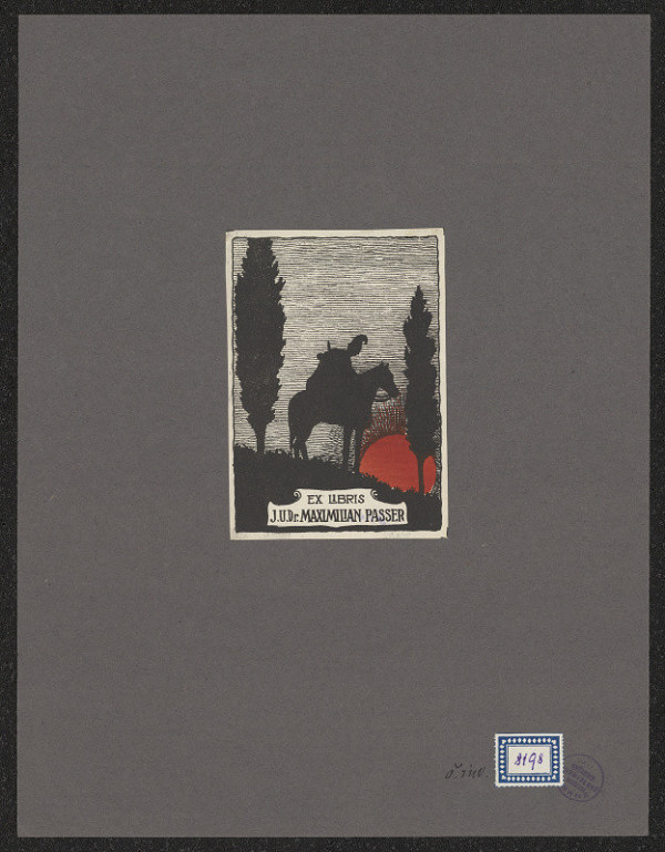 neznámý – Judr. Maximilian Passer 