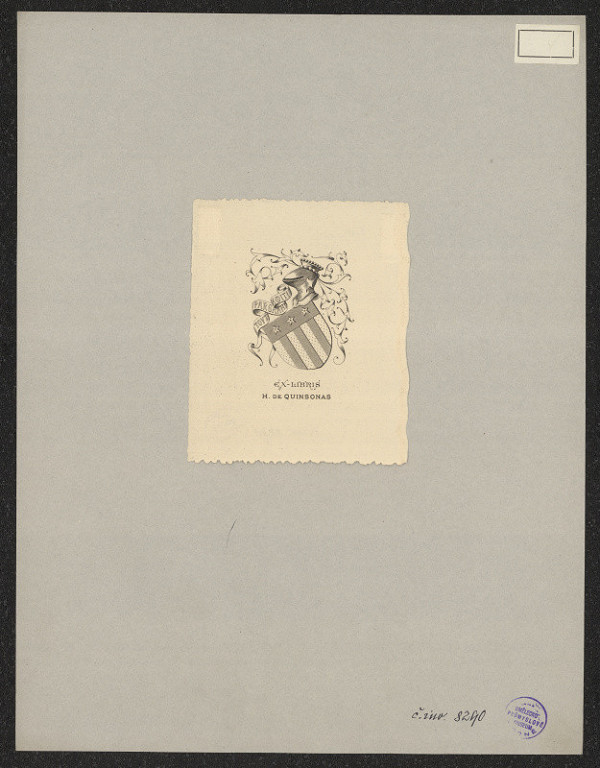 neznámý – H. de Quinsonas 