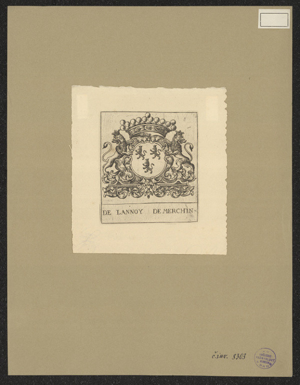 neznámý – De Lannoy de Merchon 