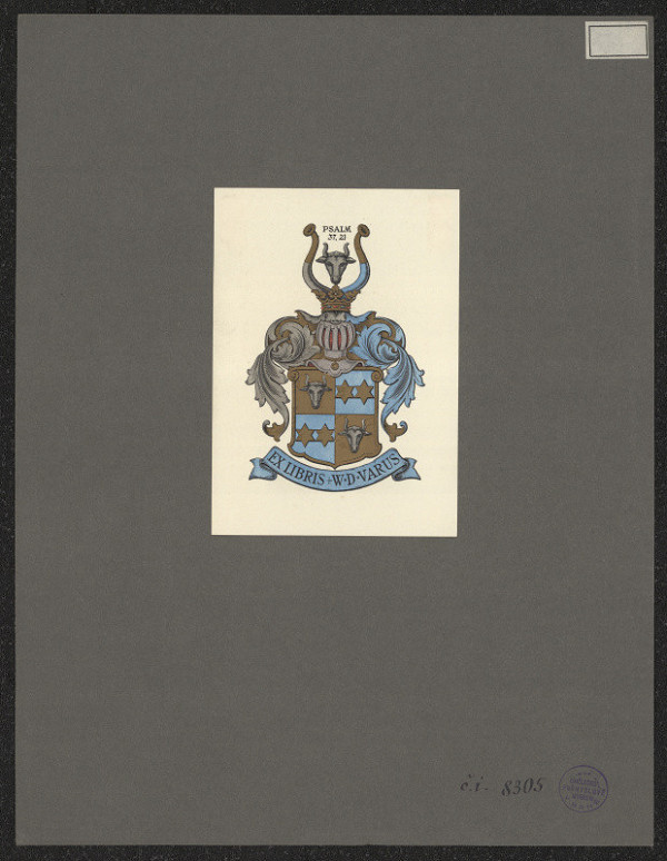 neznámý – W. D. Varus 