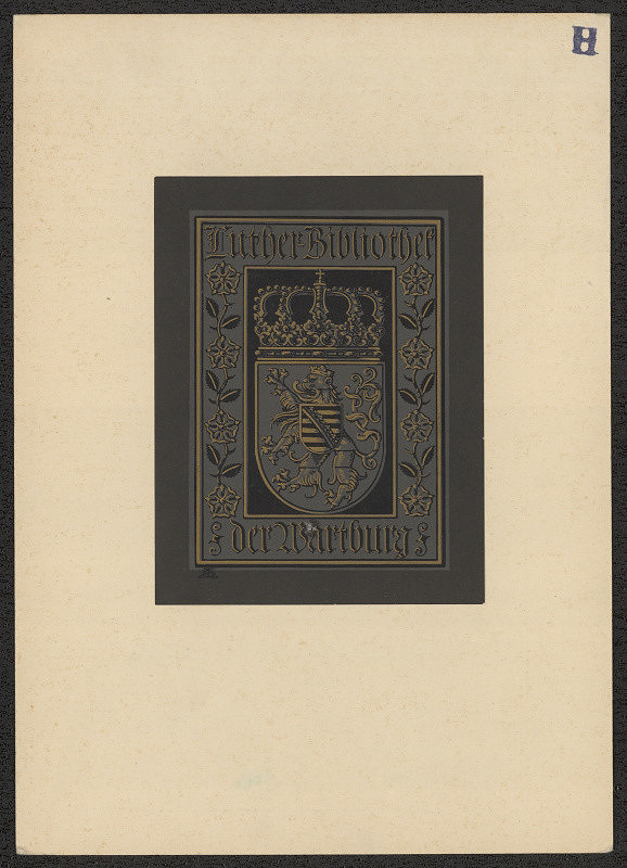 Adolf Matthias Hildebrandt – Luther - Bibliothek der Wartburg 