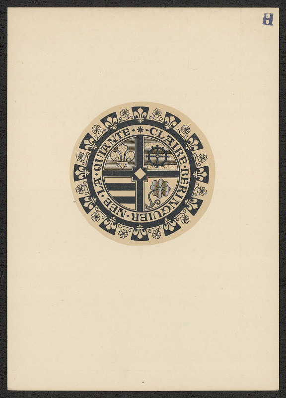 Adolf Matthias Hildebrandt – Claire Béringuier, née La Guiante 