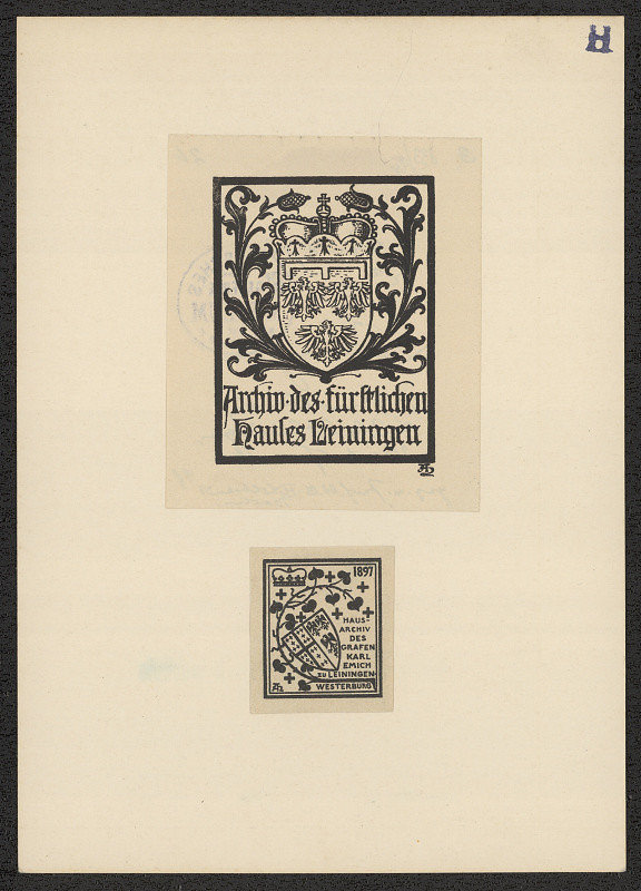 Adolf Matthias Hildebrandt – Archiv des fürstlichen Hauses Leiningen 