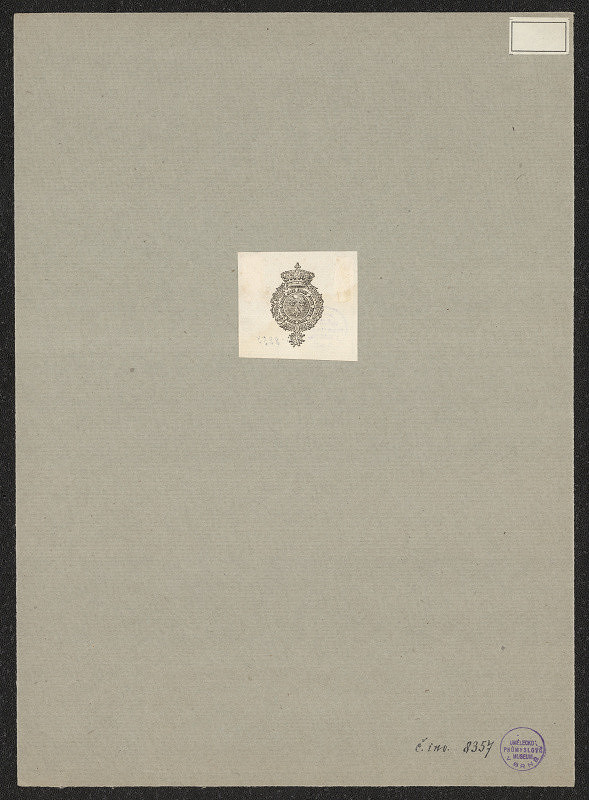 neznámý – exlibris erb 