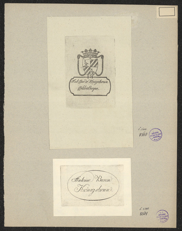 neznámý – Ant. baron Königsbrun 