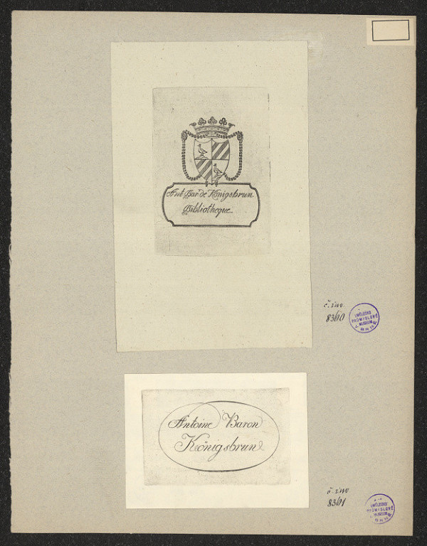 neznámý – Ant. baron Königsbrun 