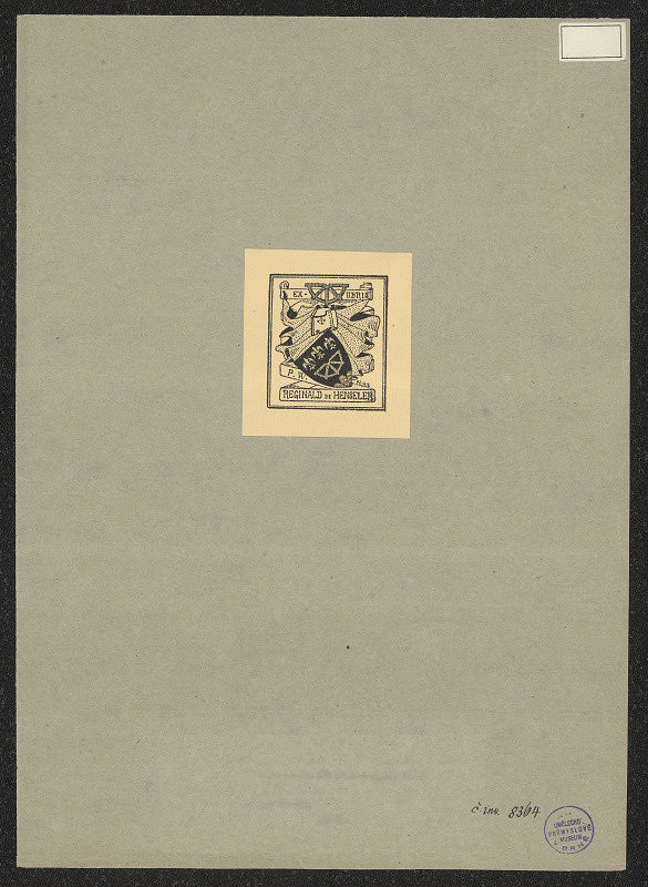 neznámý – Reginald de Henseler 