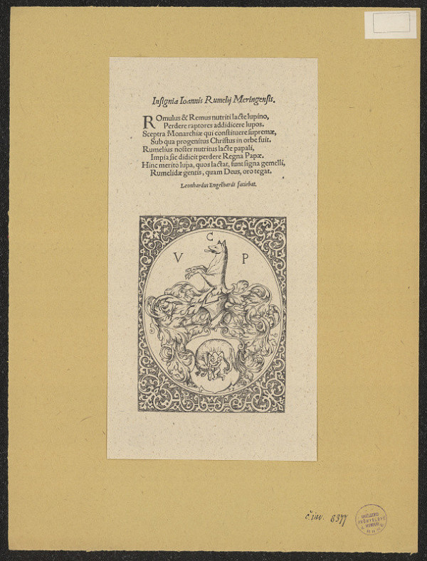 neznámý – Joh. Rumel 