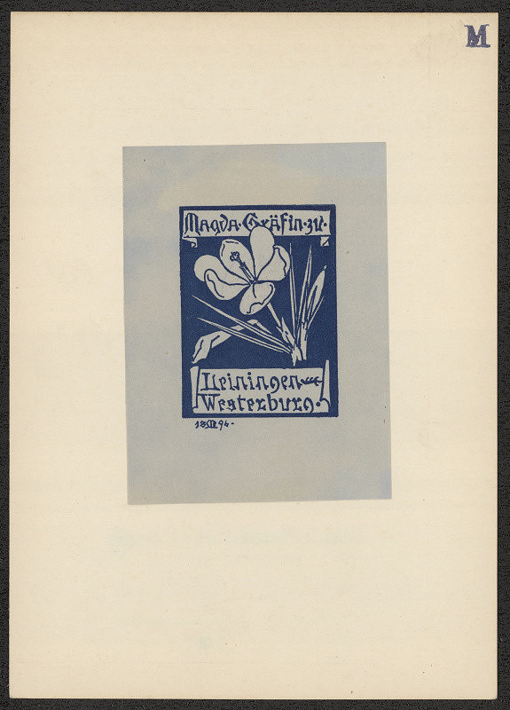 Ed. Lor. Mayer – Magda Gräfin zu Leiningen- Westerburg 