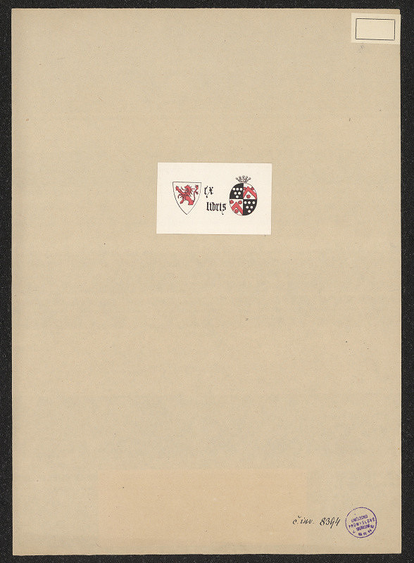 neznámý – exlibris 