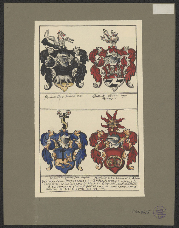 neznámý – Školní knihovna v Magdeburgu 