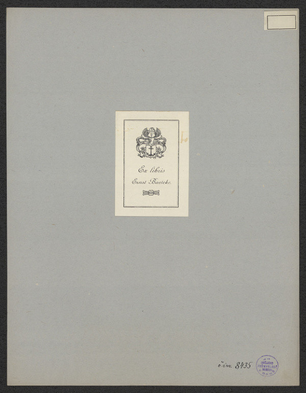 neznámý – Ernst Baetcke 