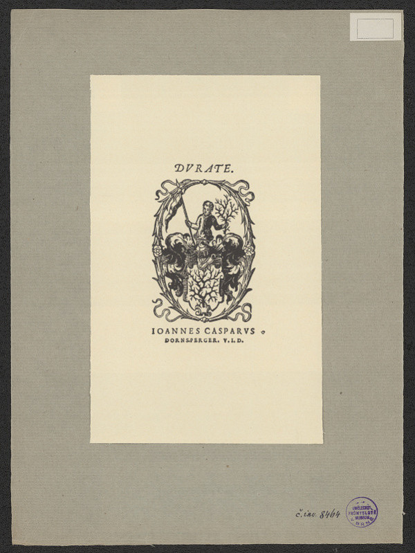 neznámý – Dr. jur. Joh. Caspar Dornsperger 