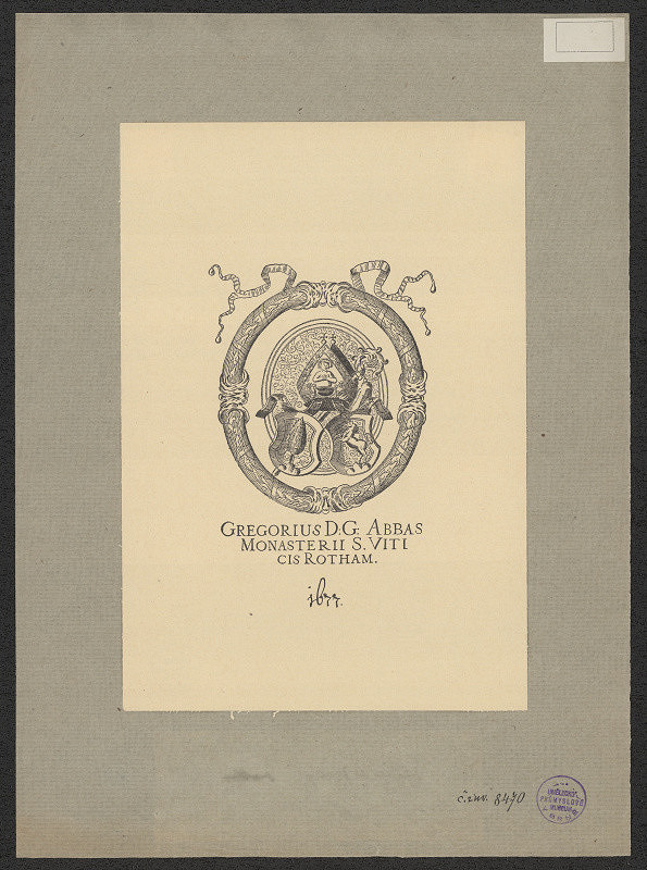 neznámý – Řehoř, opat z Rothamu 