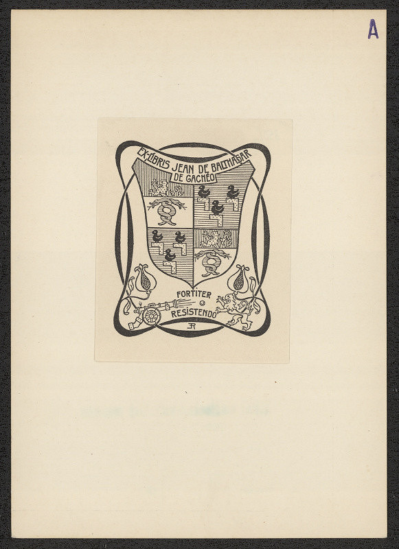 Edmont des Robert – Jean de Balthasar de Gachéo - Fortiter resistendo 