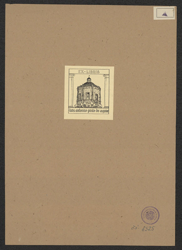 neurčený autor – Luts Antonio Pinto de Aguiar 