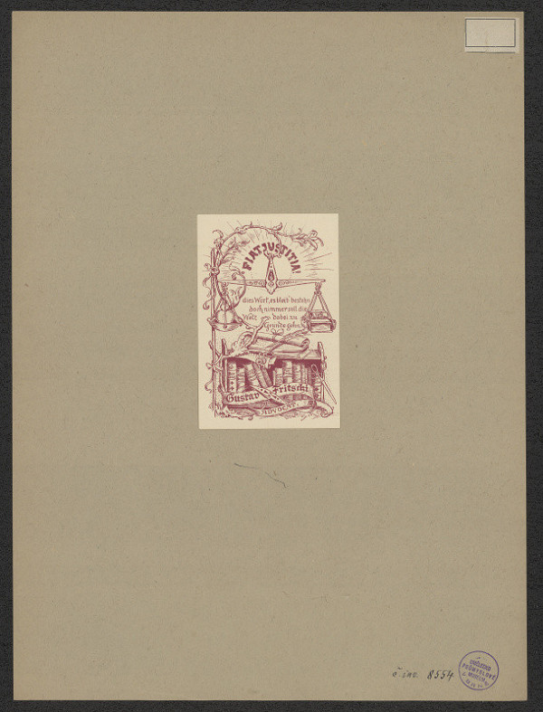 neznámý – Gustav Fritschi, advokát 