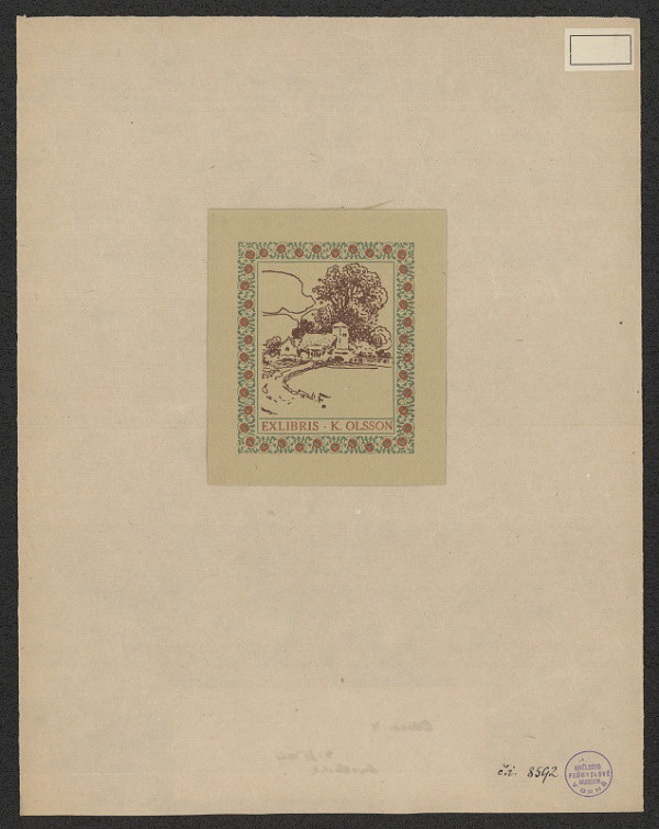 neznámý – K. Olsson 