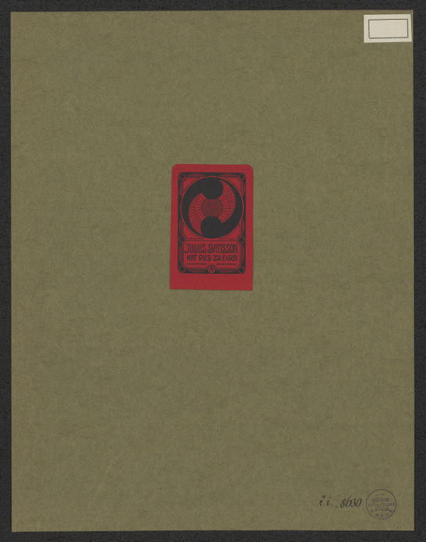 neznámý – Jul. Svensson 