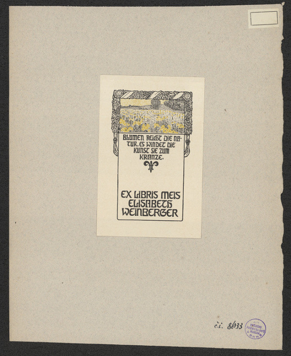 neznámý – Elisabeth Weinberger (Charlottenburg) 