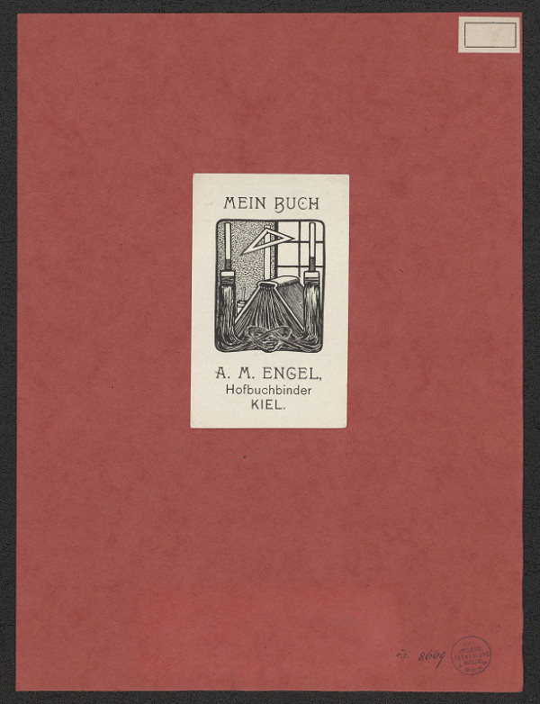neznámý – A. M. Engel (Kiel, knihař) 