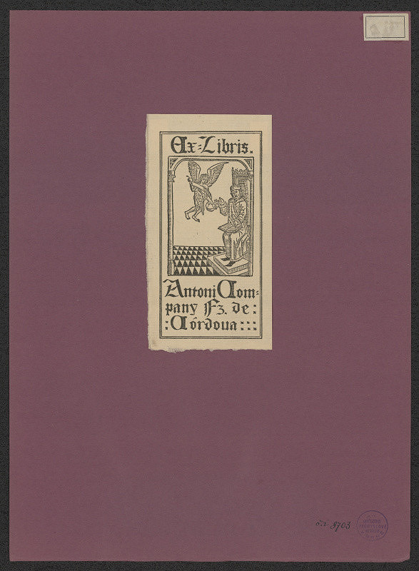 neznámý – Ant. Company, Cordova 