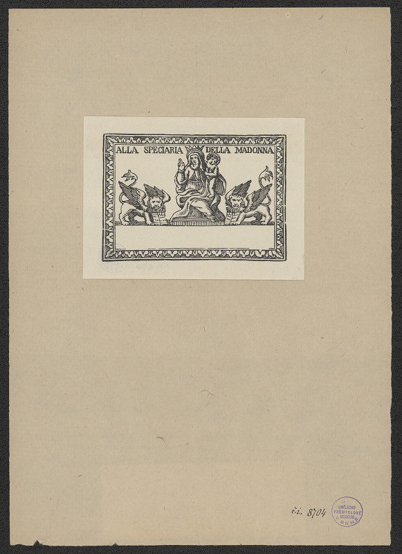 neznámý – Della Madonna 