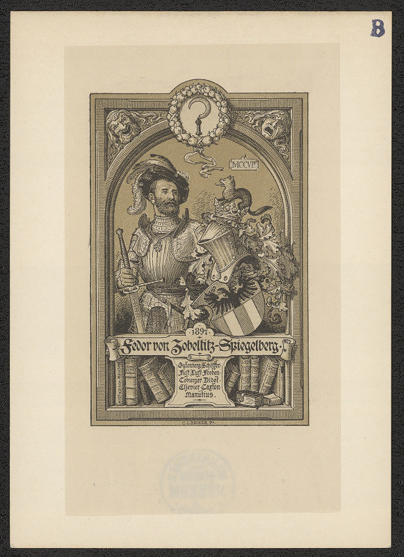 Carl Leonhardt Becker – Fedor von Zobeltitz - Spiegelberg 