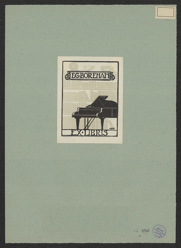 signatura G D P – E. G. Boreham, USA 