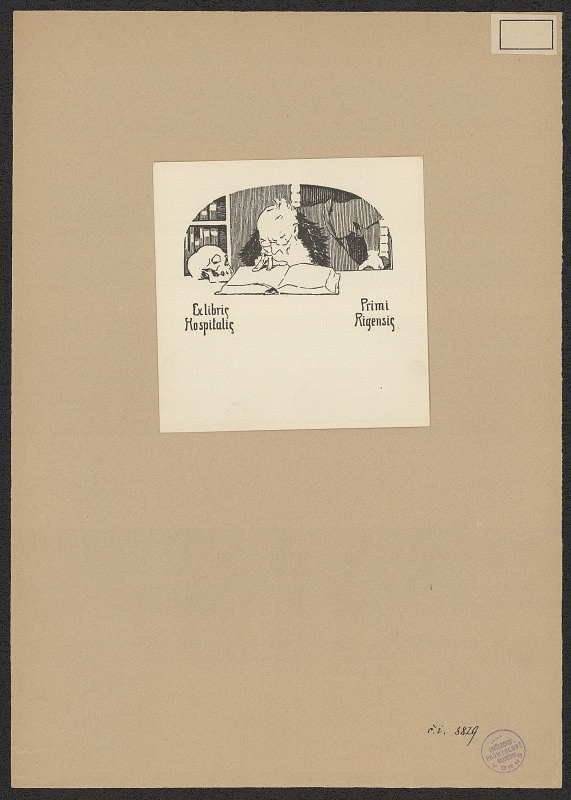 neznámý – Knihovna nemocnice v Rize 