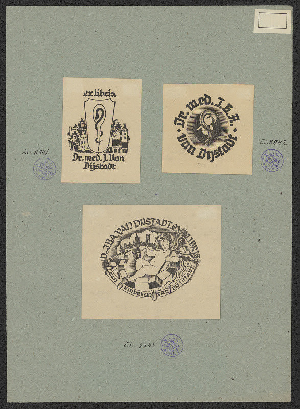 neznámý – Dr. med. J. van Dijstadt 