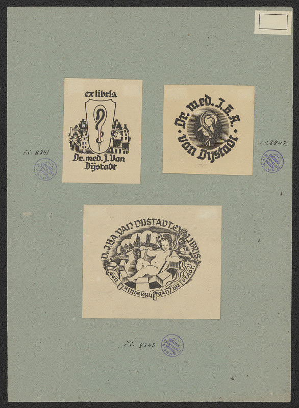 neznámý – Dr. med. J. van Dijstadt 