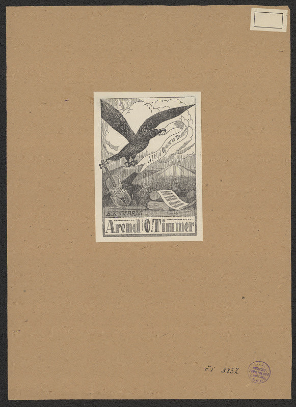 neznámý – Arend O. Timmer (Holand.) 