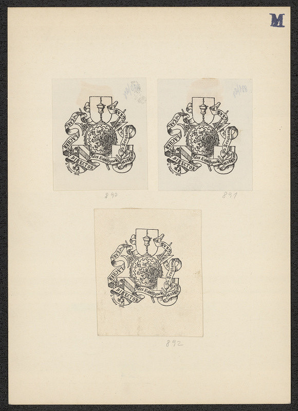 Emil Moser – Prof. Carl Lacher etc. Graz 