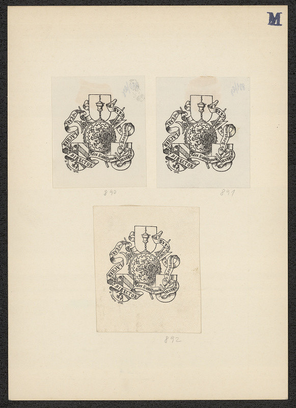 Emil Moser – Prof. Carl  Lacher etc. Graz 