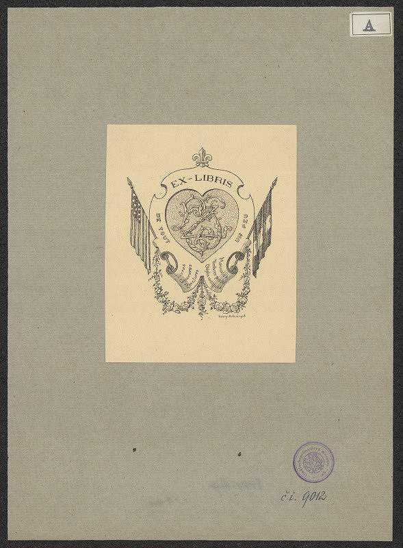Henry André – Ex libris Louis Perrot 