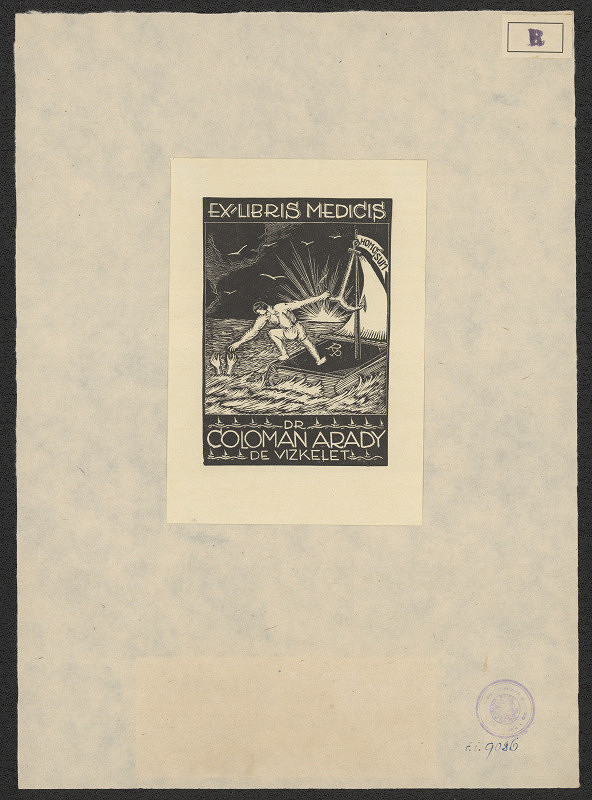 Karl Romai – Ex libris medicis Dr. Arady Koloman 