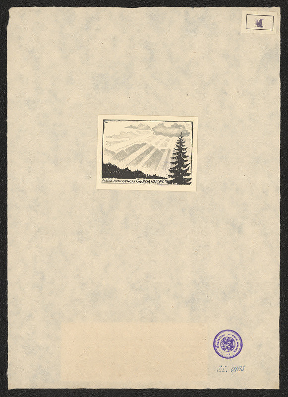 Menschendörfer H. – Dieses Buch gehört Gerda Knopf 