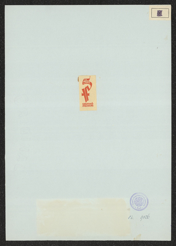 Ing. Haas – Ex libris Siegfried Freiberg 