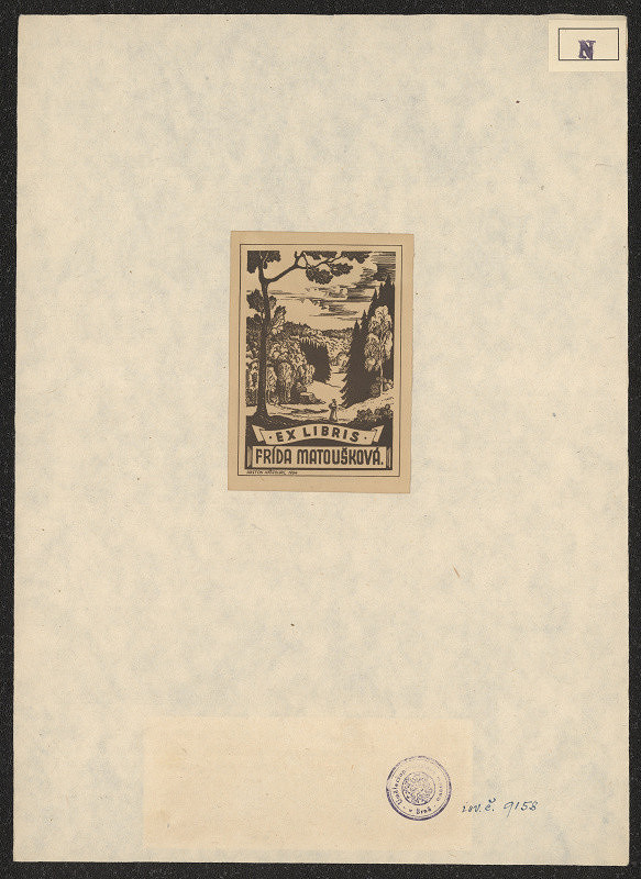 Josef (Joža) Naston-Nastoupil – Frída Matoušková 