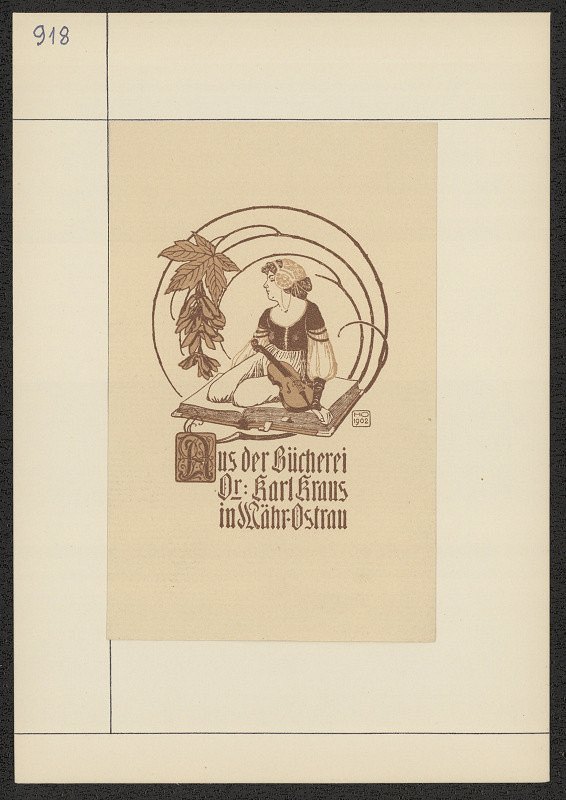 Hayo Tjarks Oltmanns – Aus der Bücherei Dr. Karl Kraus in Mähr. Ostrau 