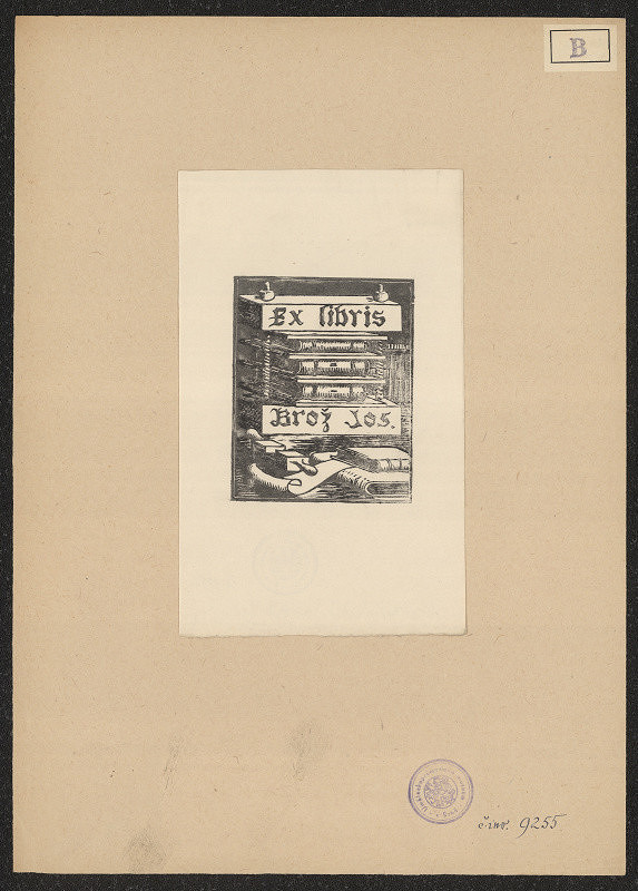 Josef Brož – Jos. Brož, Brno