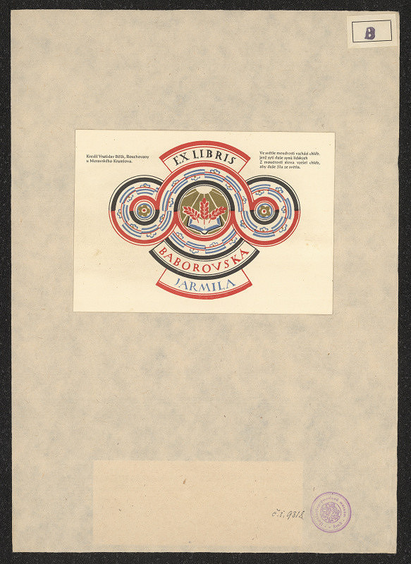 Vratislav Bělík – Jarmila Baborovská 